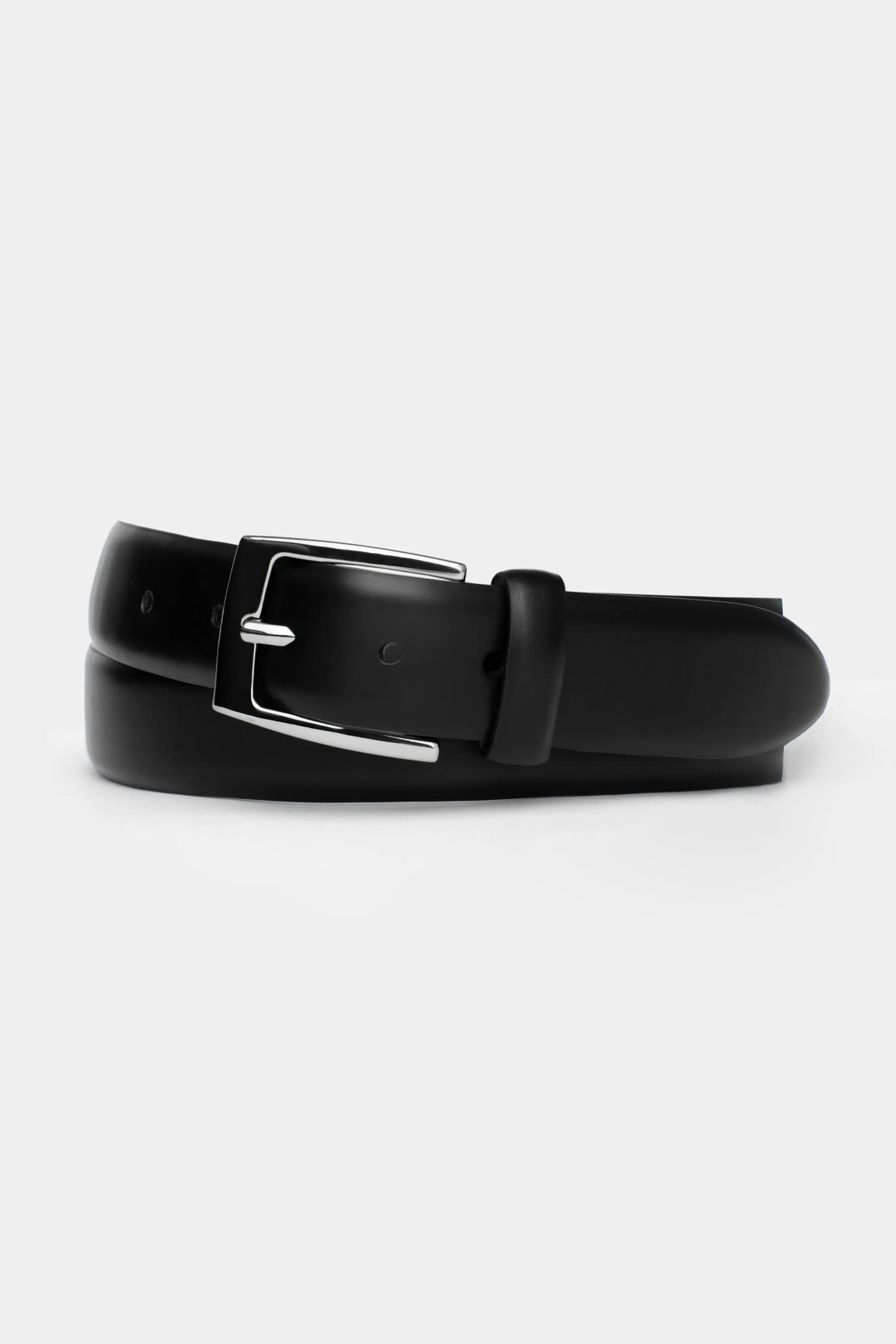 Black Polished Boxcalf Belt - Florentinodelure
