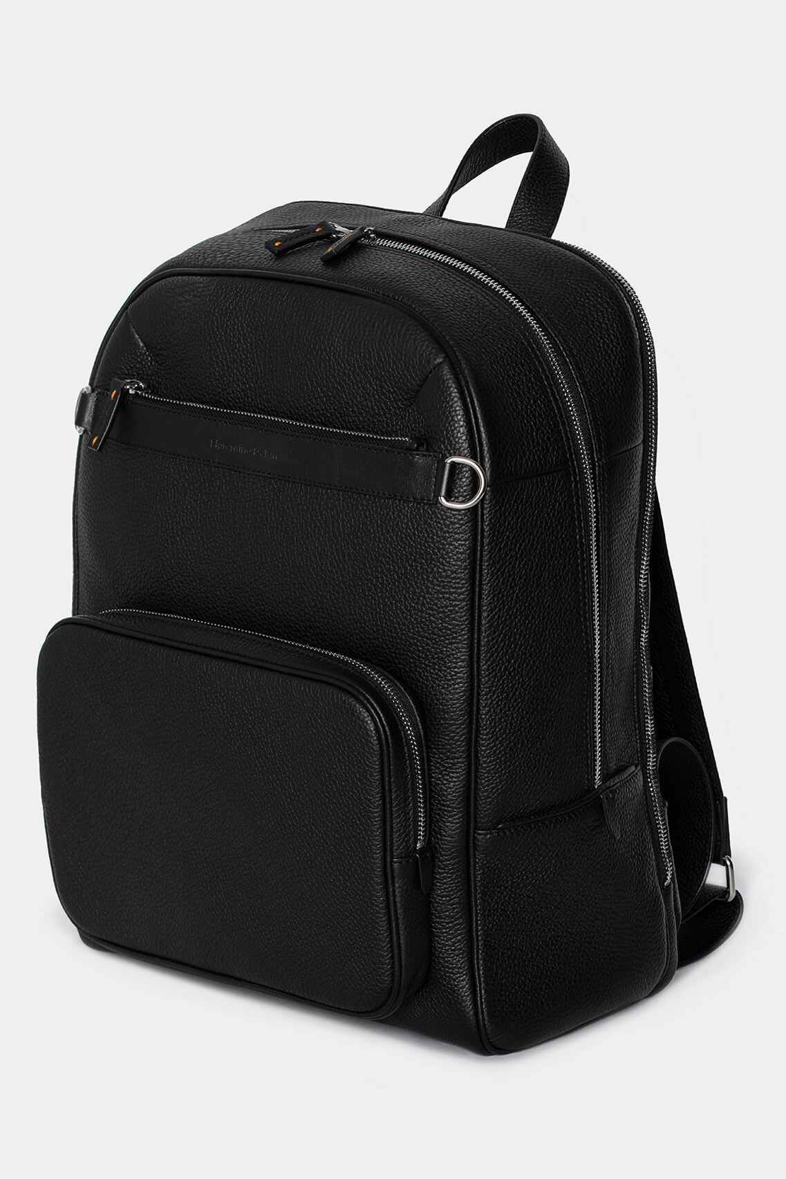Black Leather Backpack - Florentinodelure
