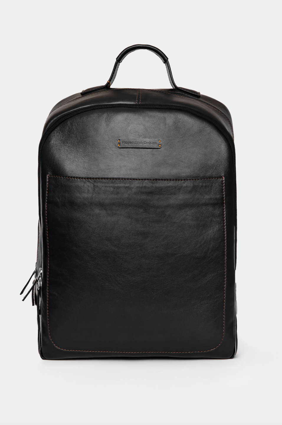 Black Leather Backpack - Florentinodelure