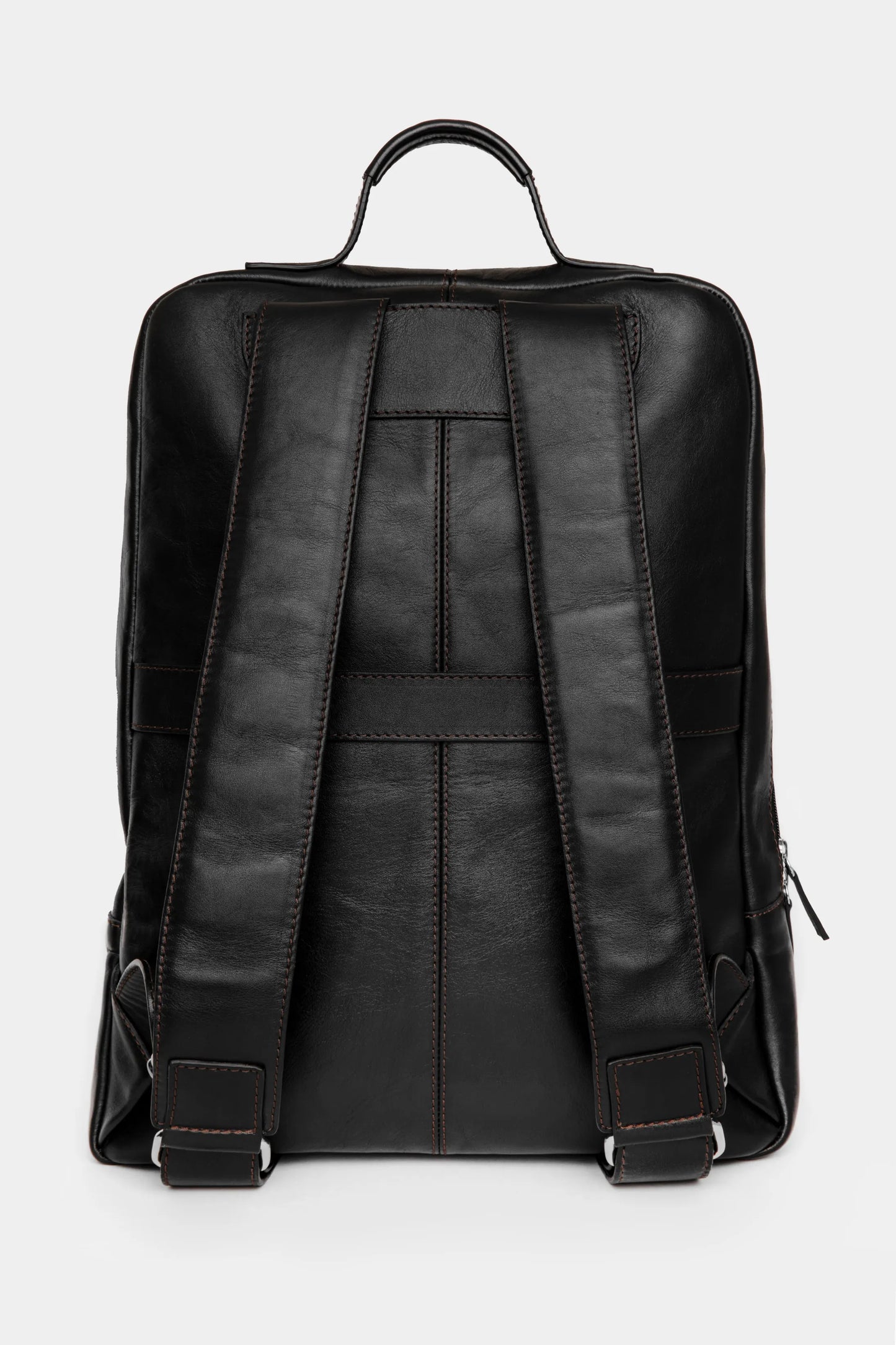 Black Leather Backpack - Florentinodelure