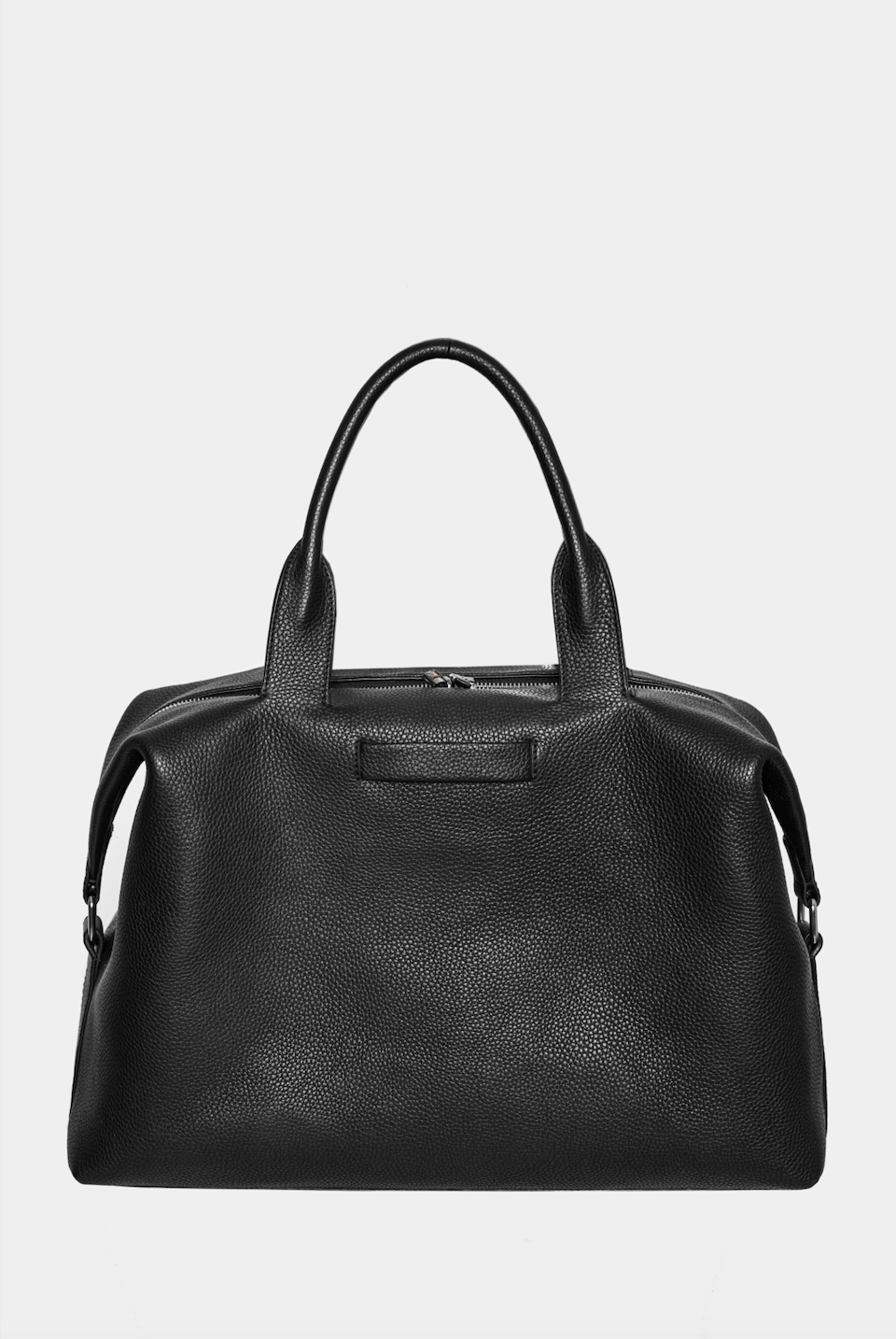 Black Leather Tote Bag - Florentinodelure