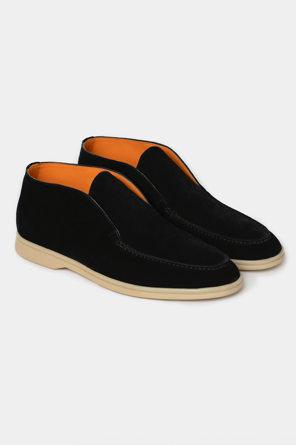 Black Suede Ankle Boots - Florentinodelure
