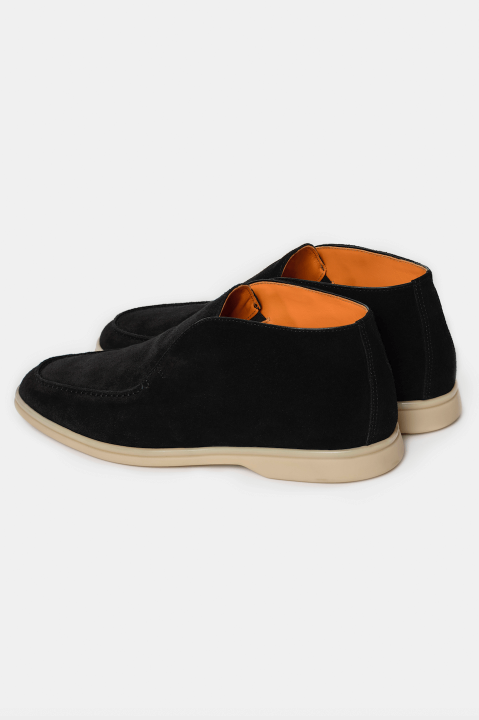 Black Suede Ankle Boots - Florentinodelure