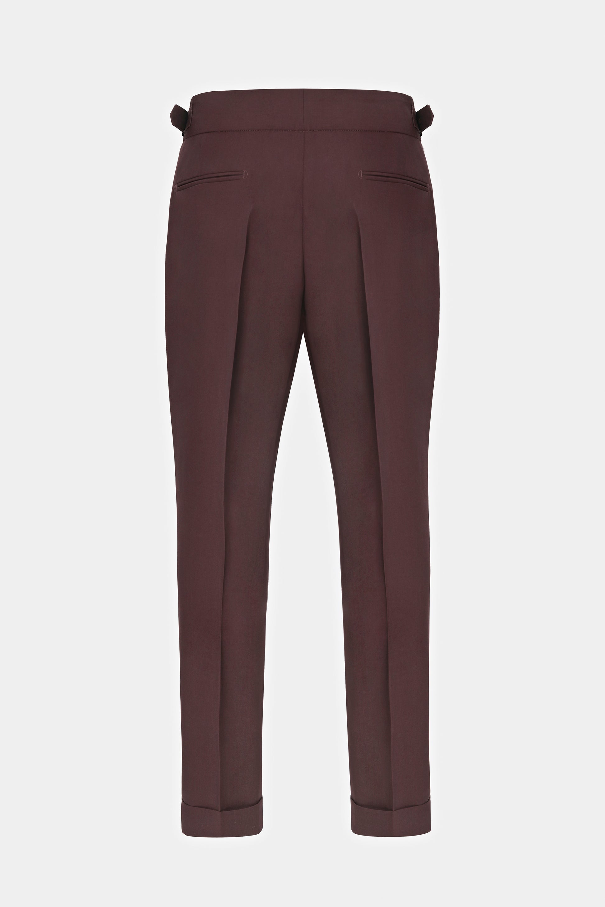 Bordeaux Peaked-Lapel Men Suit - Florentinodelure