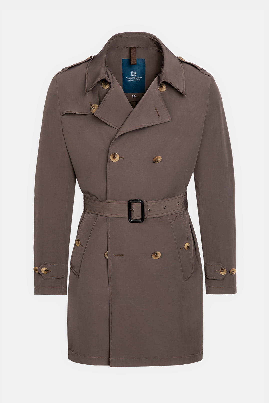 Brown Diablo Trench Coat - Florentinodelure