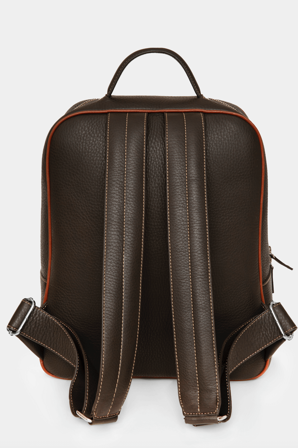 Brown Leather Bagpack - Florentinodelure