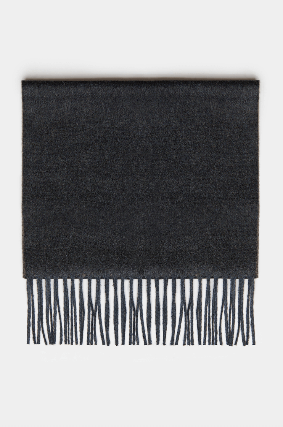 Dark Grey Brown Cashmere Scarf - Florentinodelure