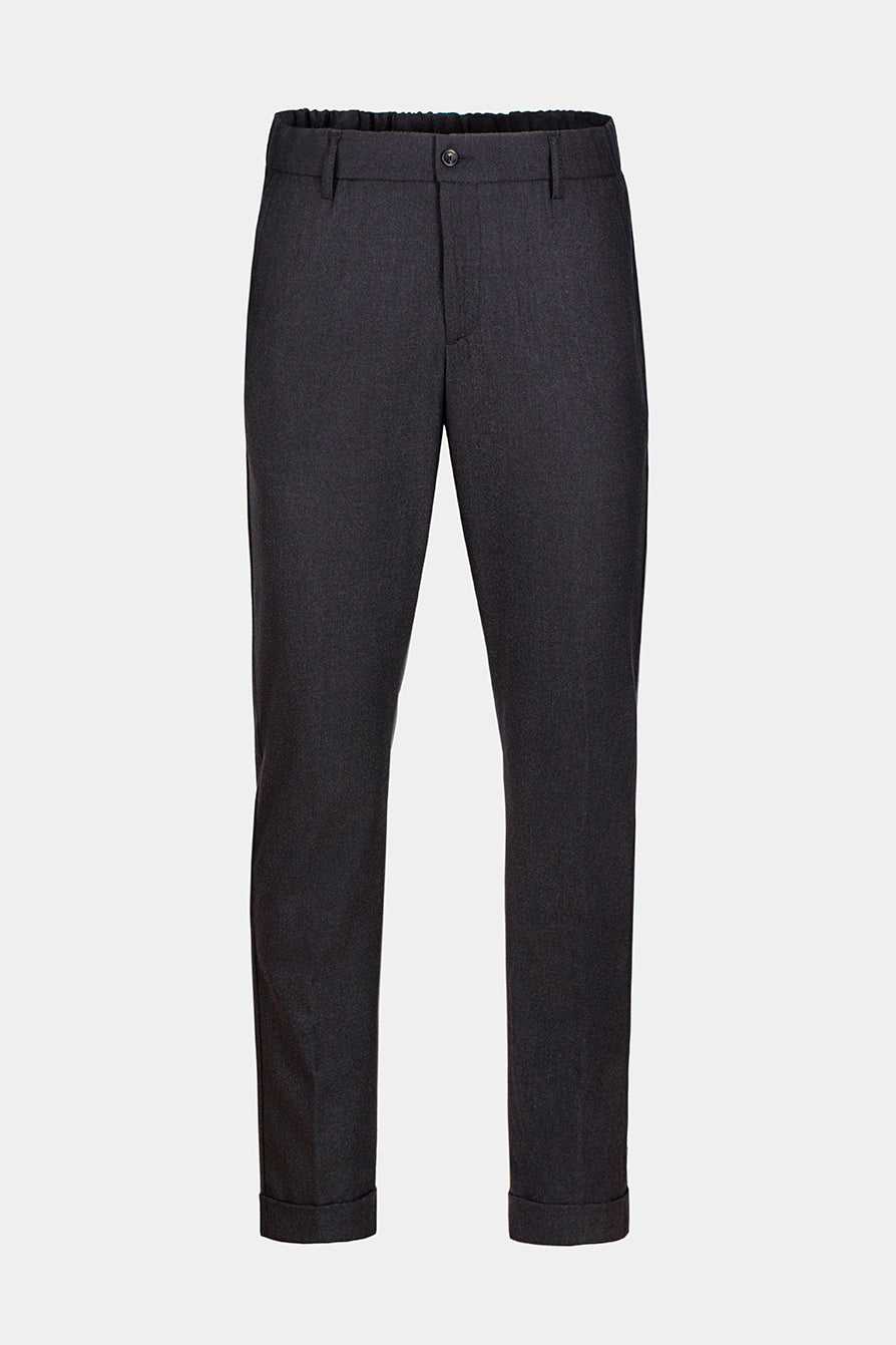 Dark Grey FLEXO Trousers - Florentinodelure