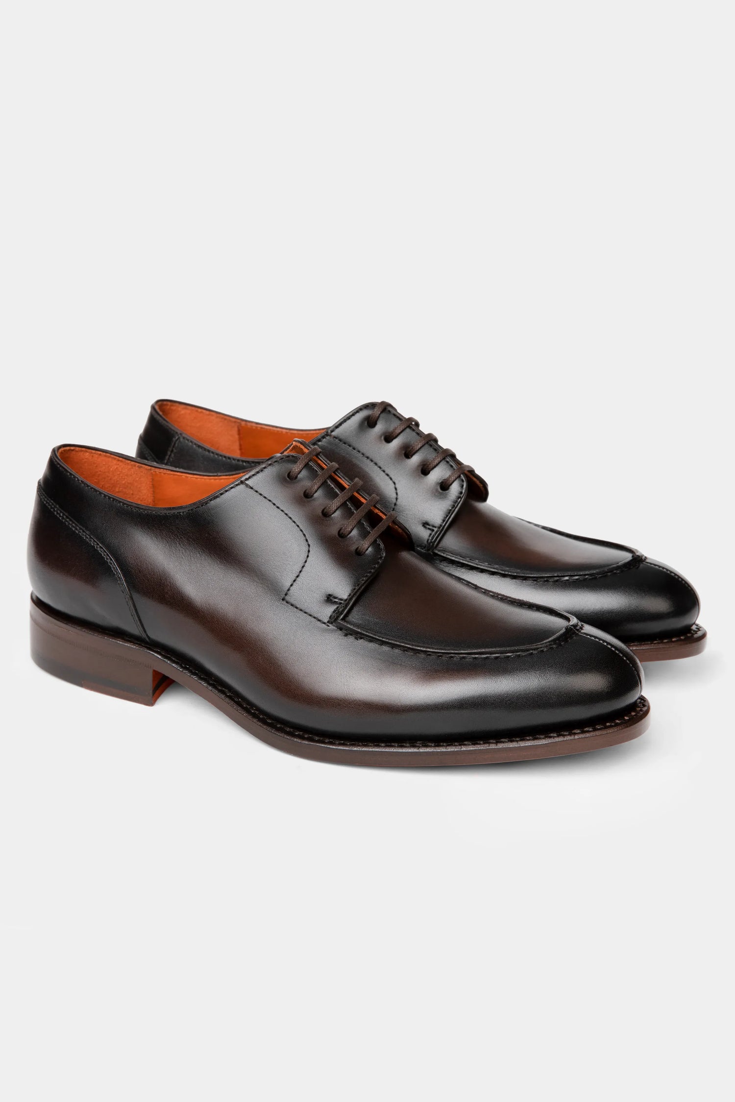 Dark Brown Derby Split Toe - Florentinodelure