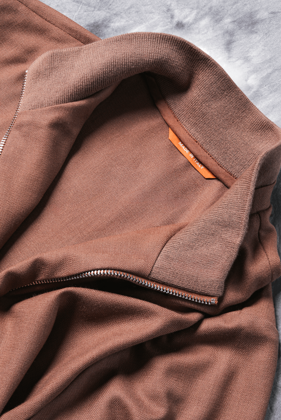 Light Brown Bomber Jacket