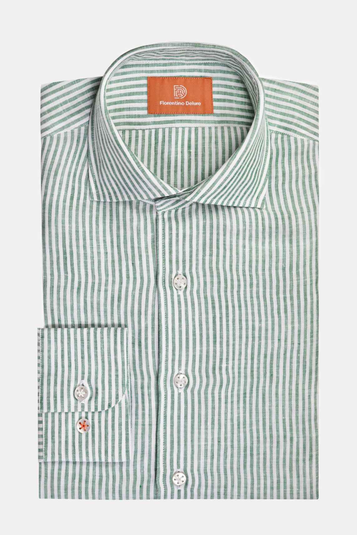 Green Striped Knitted Shirt - Florentinodelure