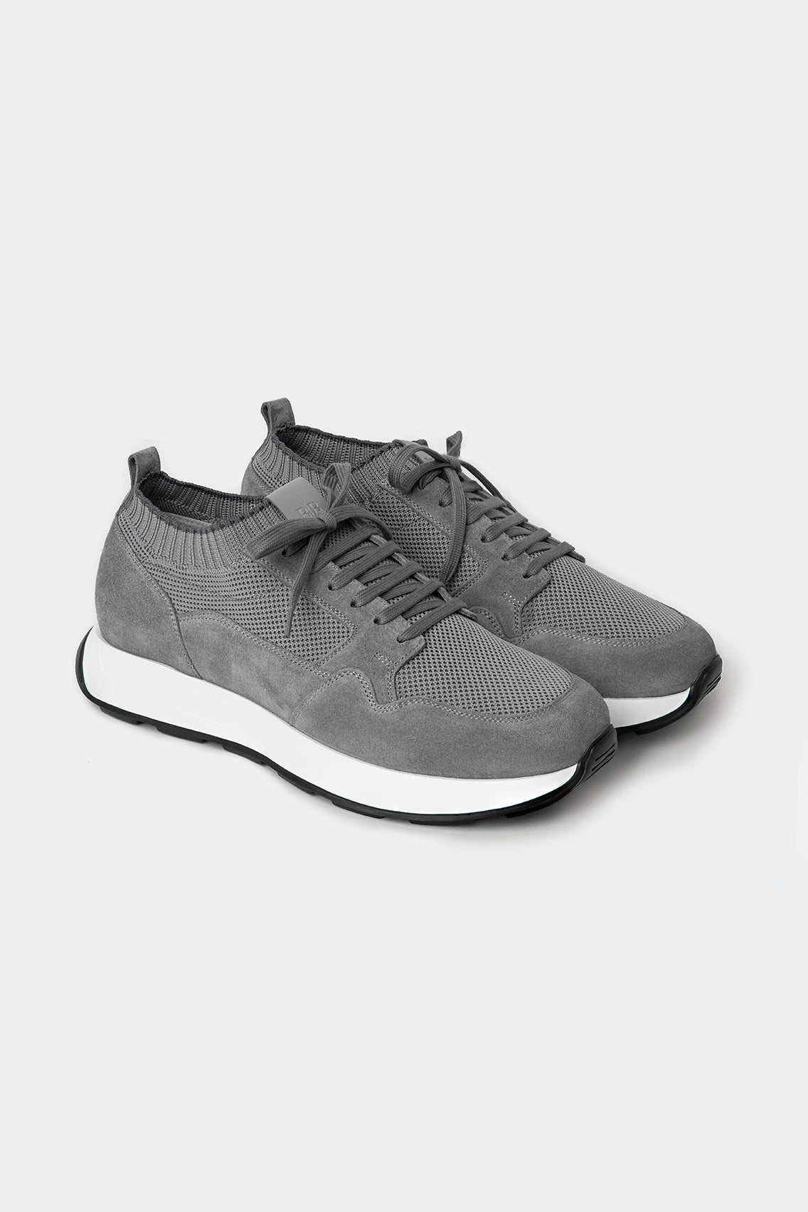 Grey Athletic Knit Sneakers - Florentinodelure