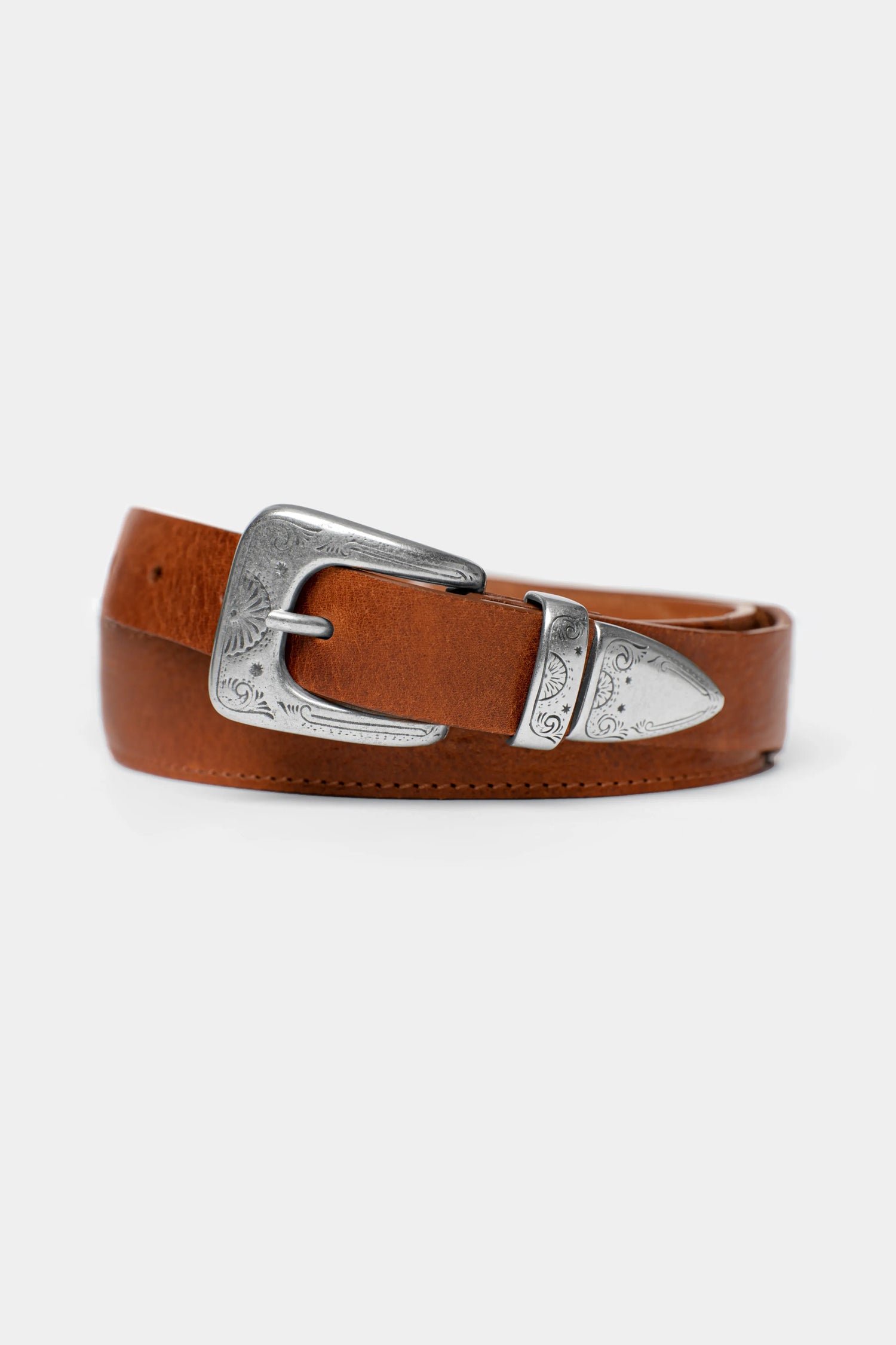 Light Brown Leather Belt - Florentinodelure