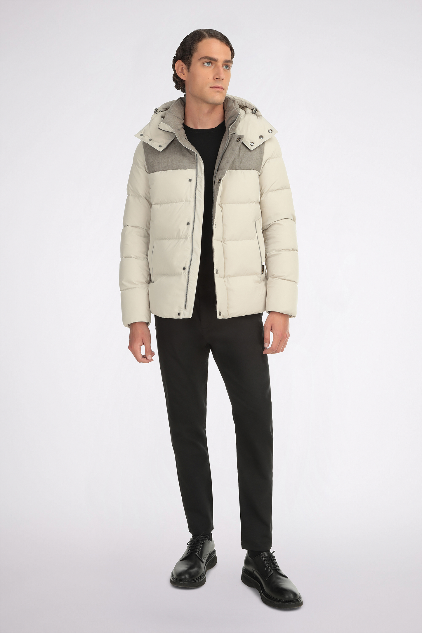 Light Grey Puffer Jacket - Florentinodelure