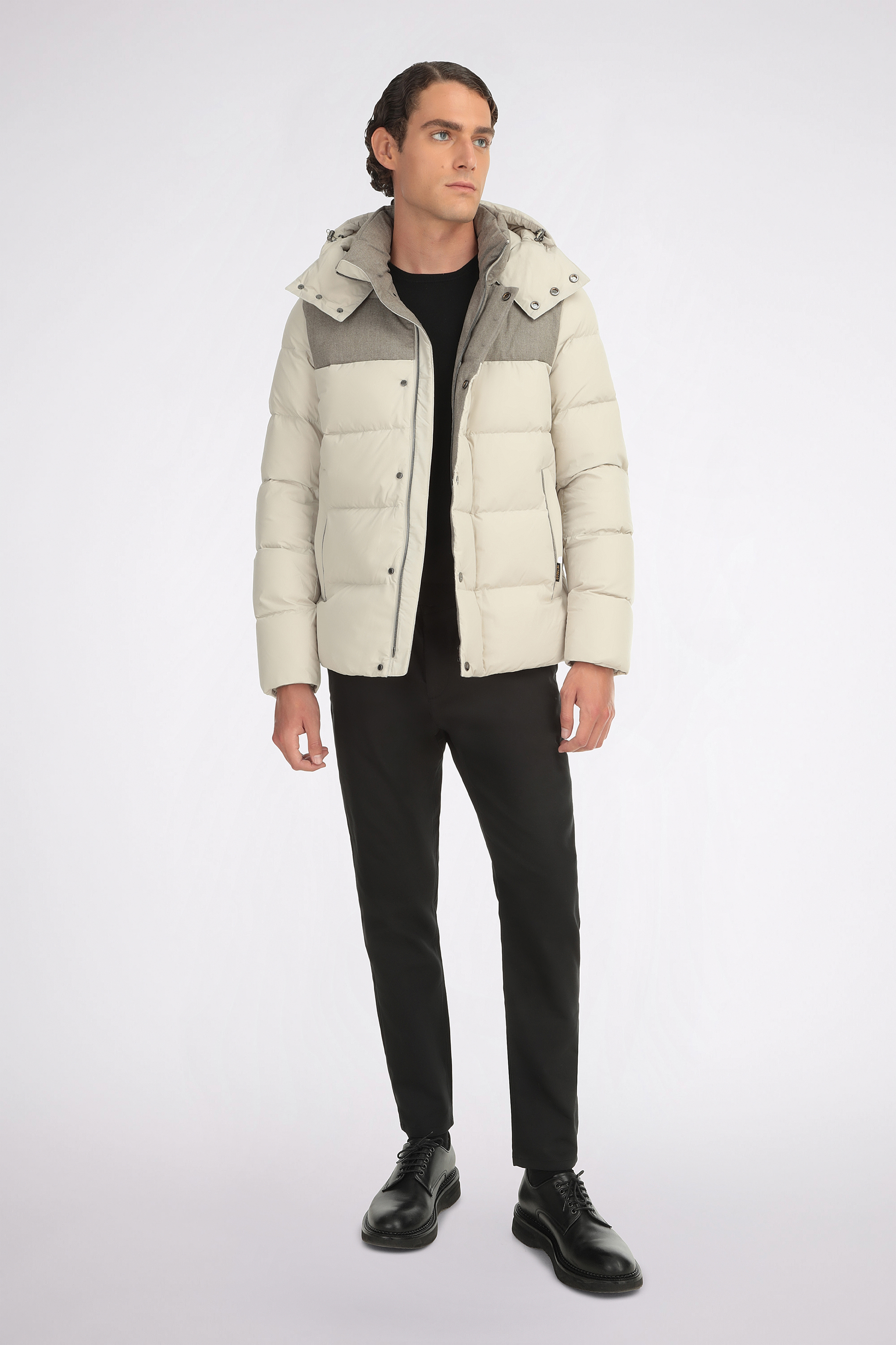 Light Grey Puffer Jacket - Florentinodelure