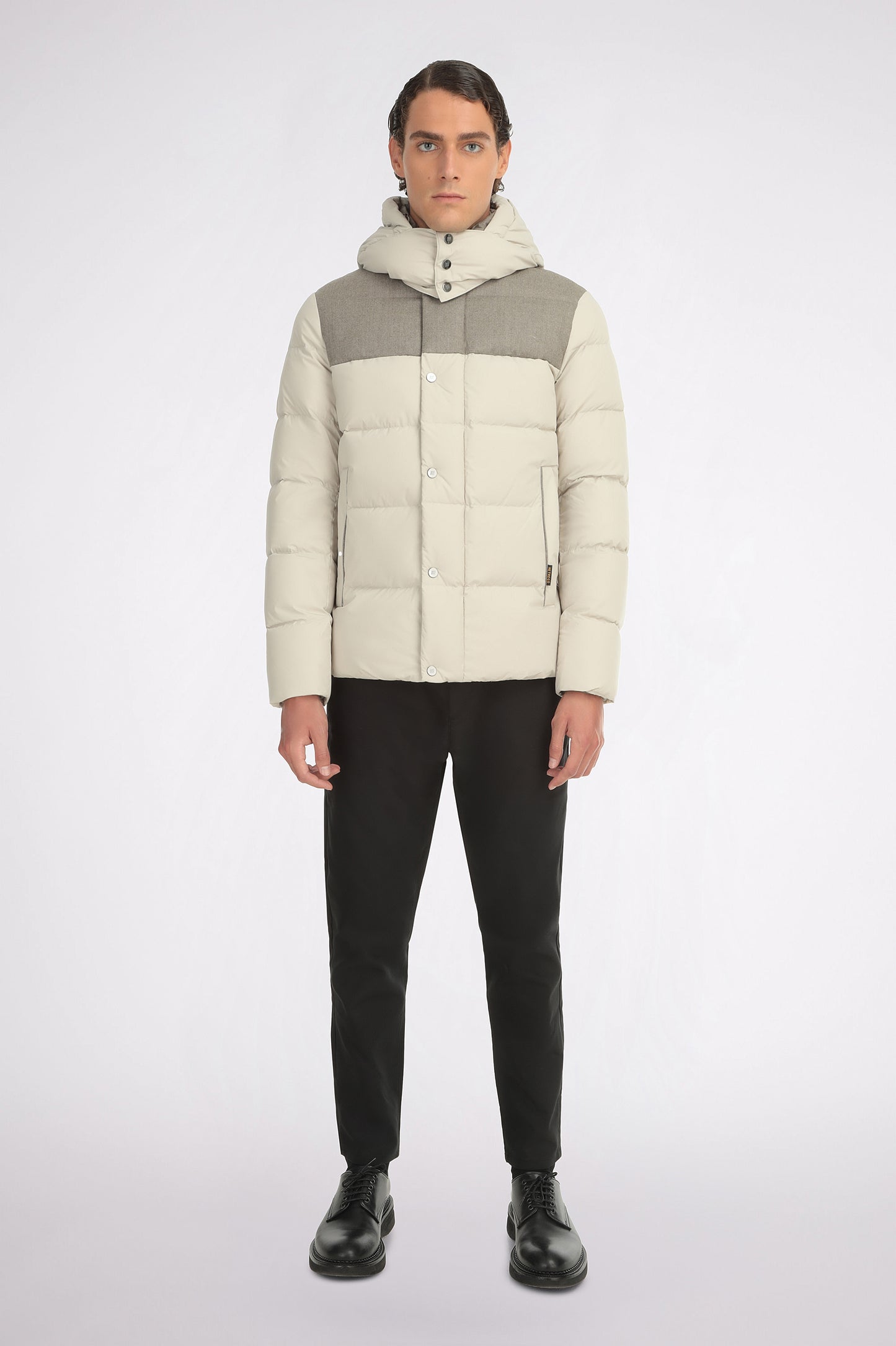 Light Grey Puffer Jacket - Florentinodelure