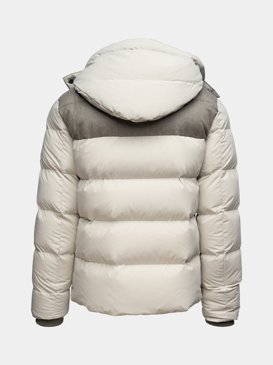 Light Grey Puffer Jacket - Florentinodelure