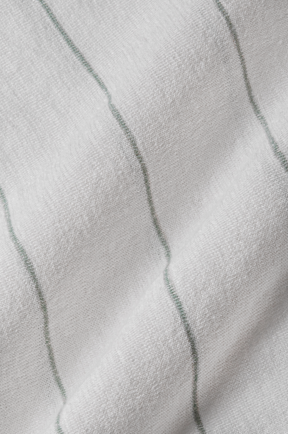 Detaliu material bumbac tricou polo dungi verde deschis Florentinodelure.