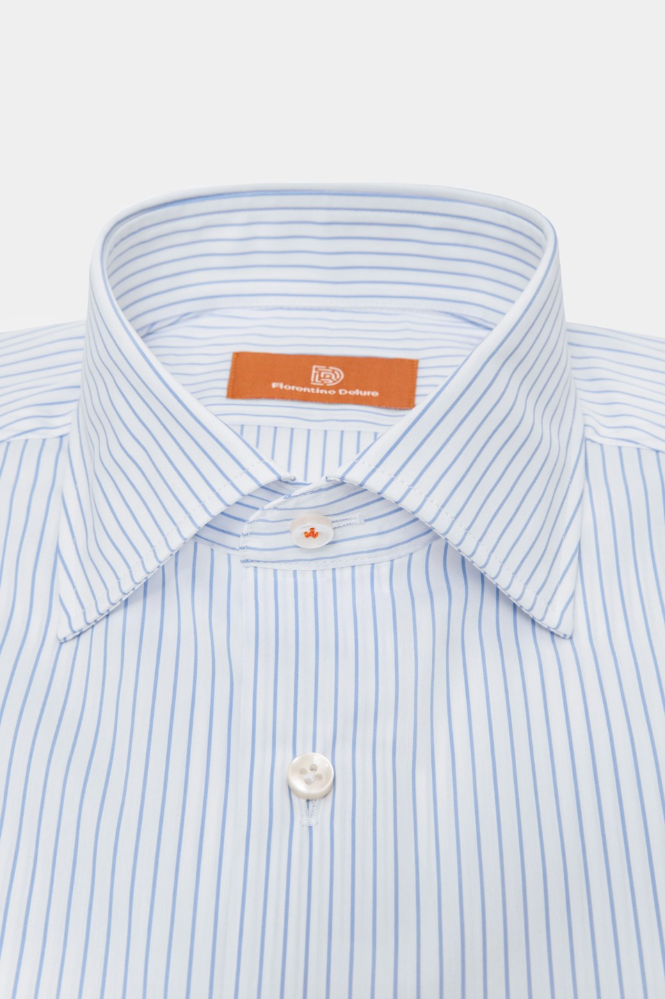 Light Blue Striped Stretch Shirt - Florentinodelure