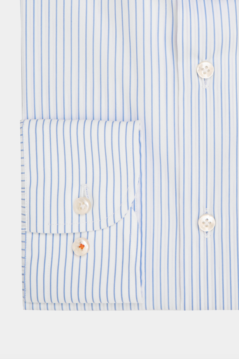 Light Blue Striped Stretch Shirt - Florentinodelure