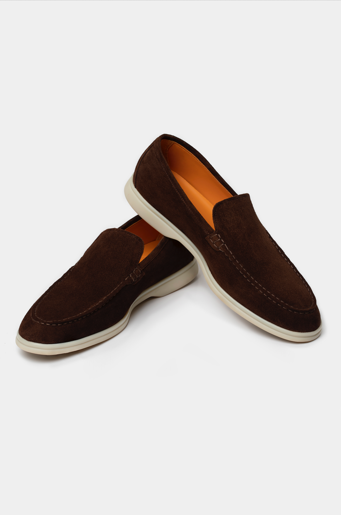 Brown Summer Walk Suede Loafers