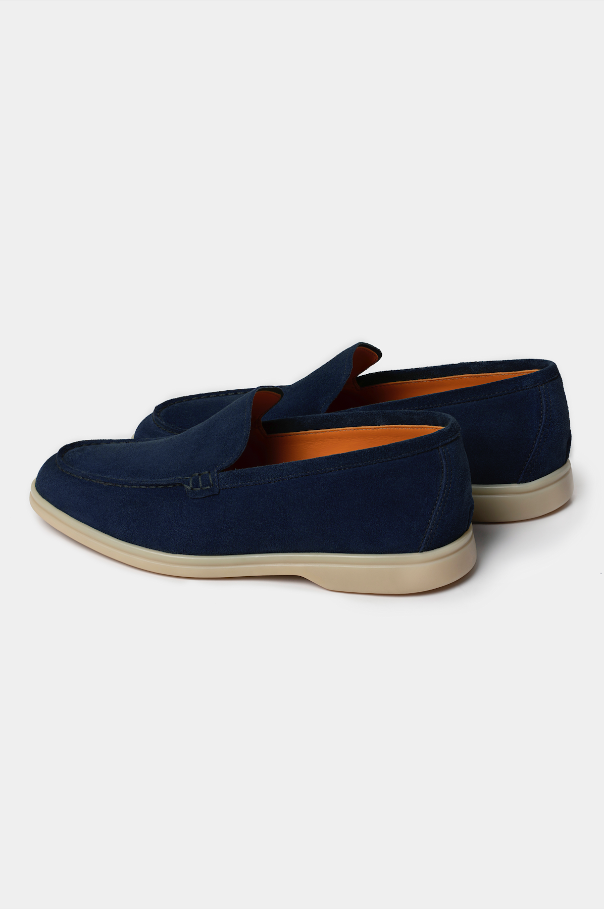 Navy Summer Walk Suede Loafers