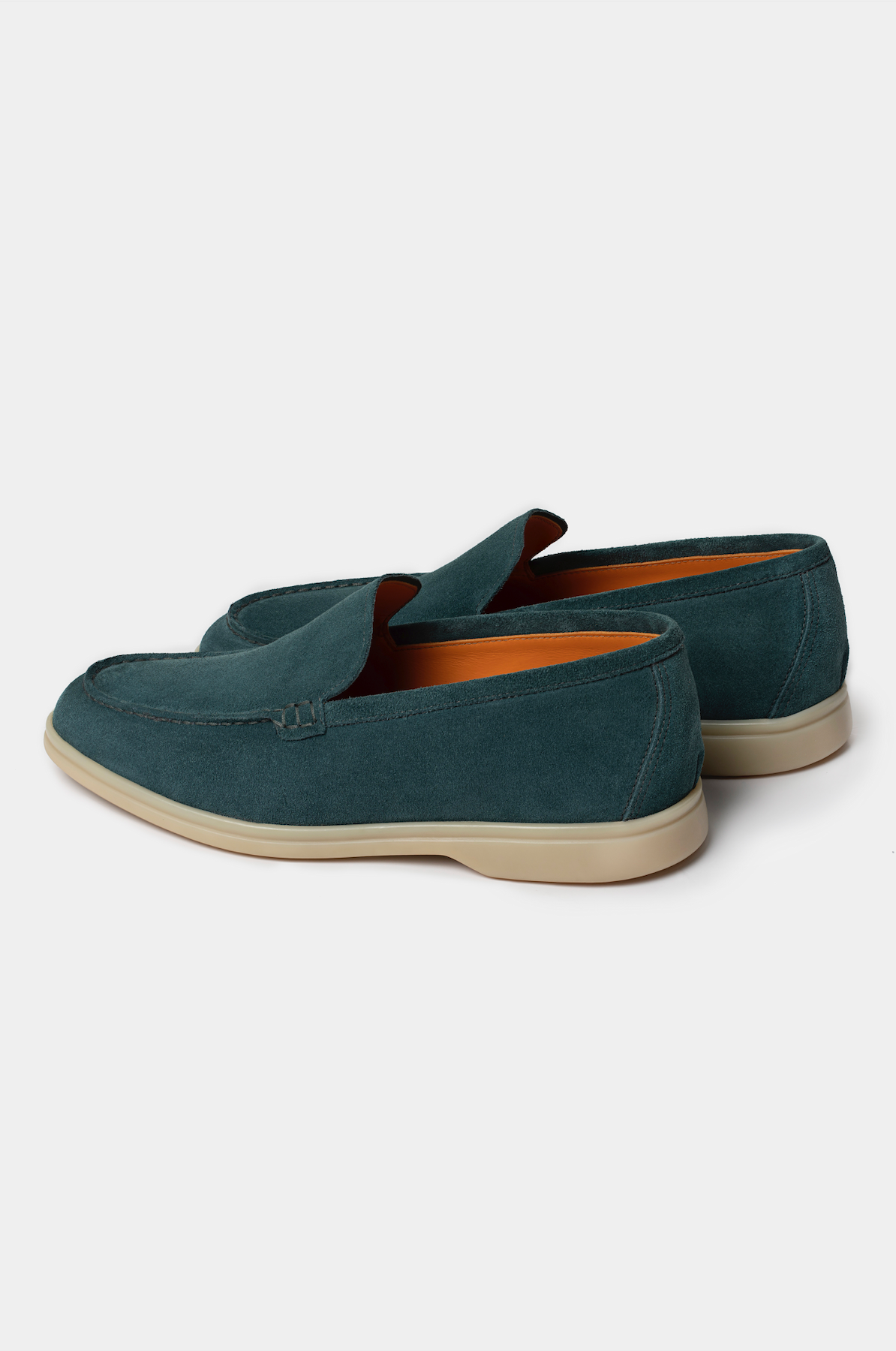 Green Summer Walk Suede Loafers