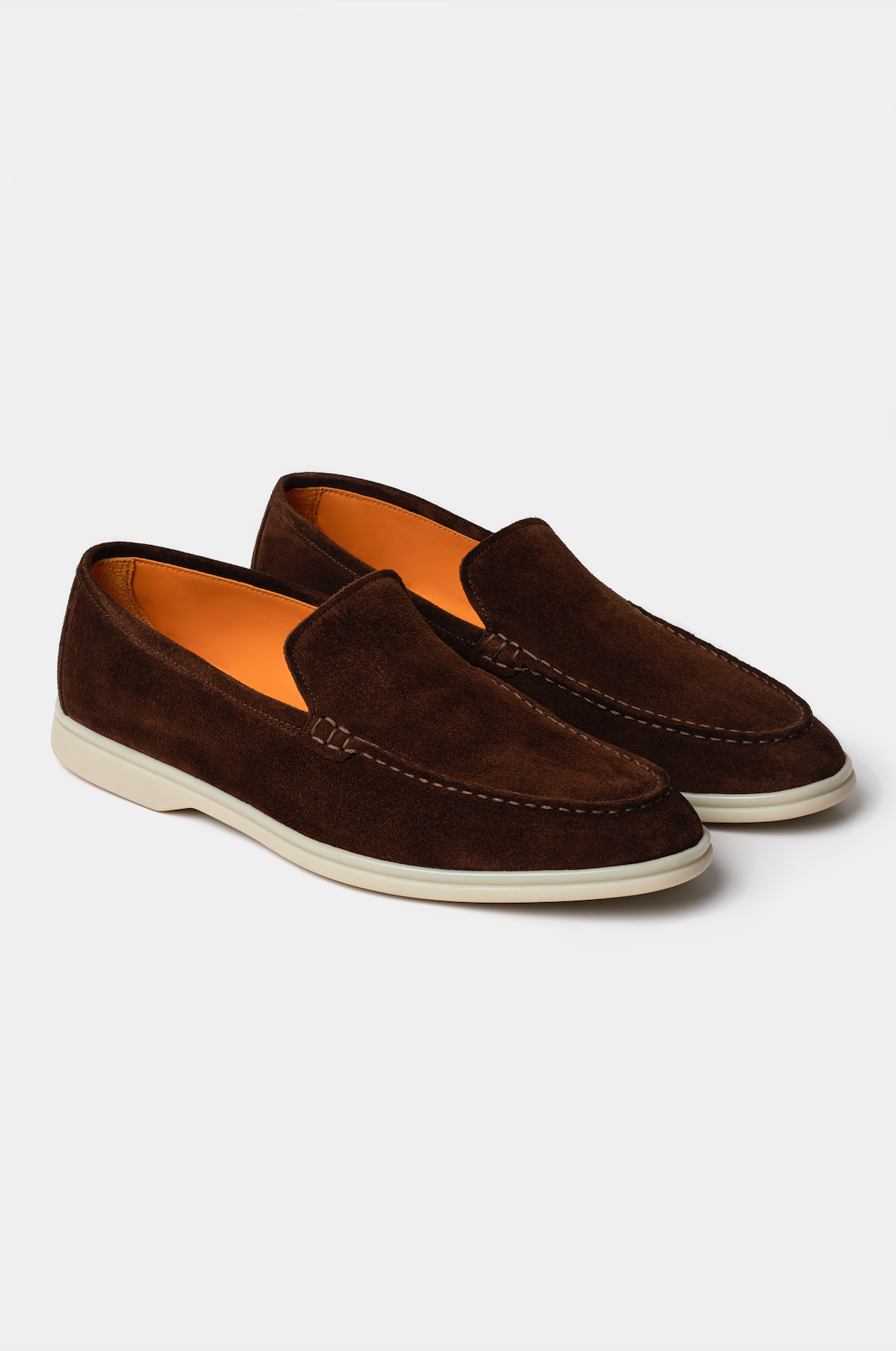 Brown Summer Walk Suede Loafers