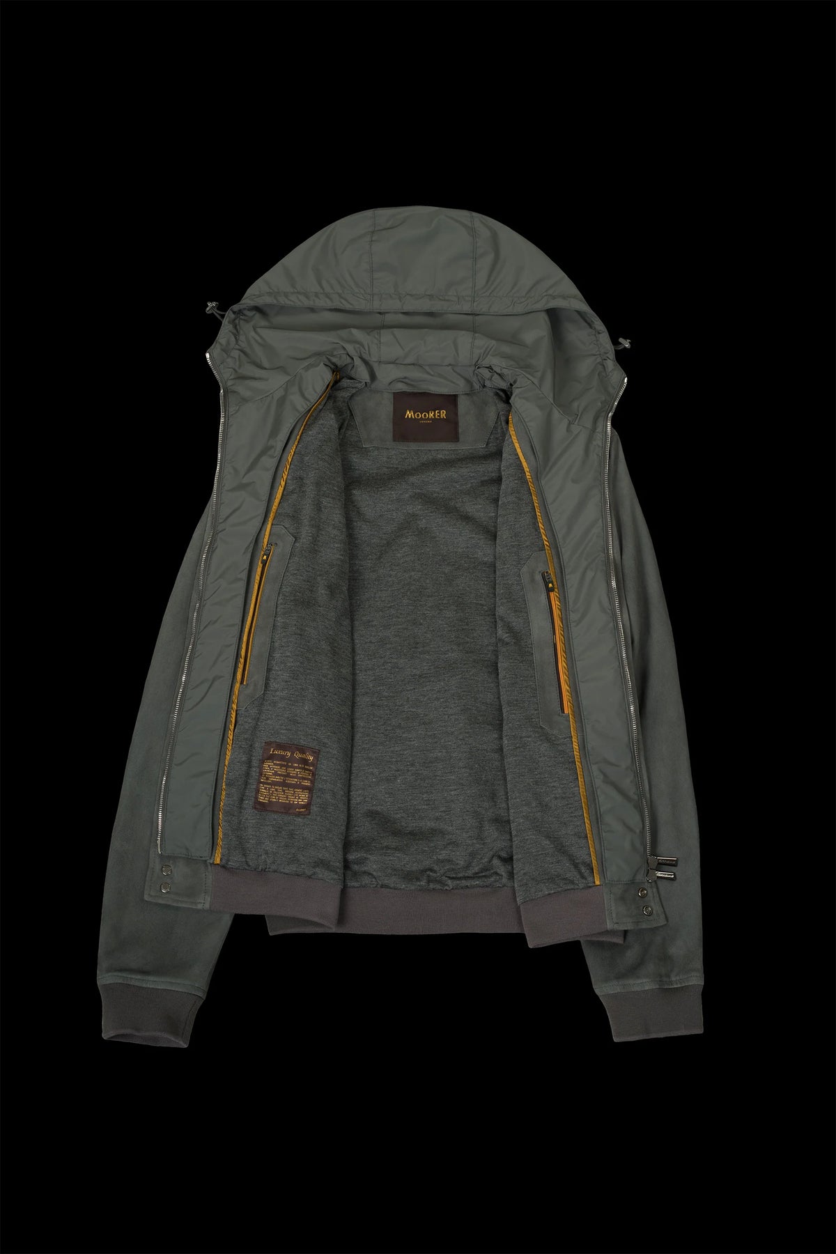 Men's Green Suede Bomber