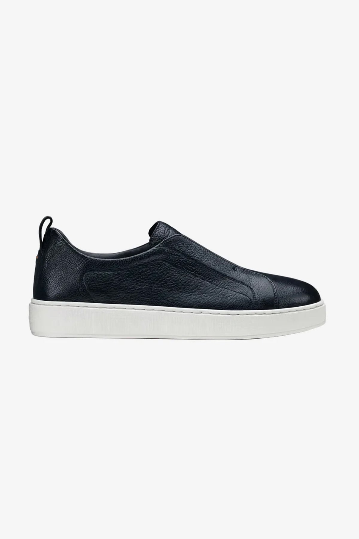 Sneakers Santoni slip-on Santoni din piele bleumarin închis