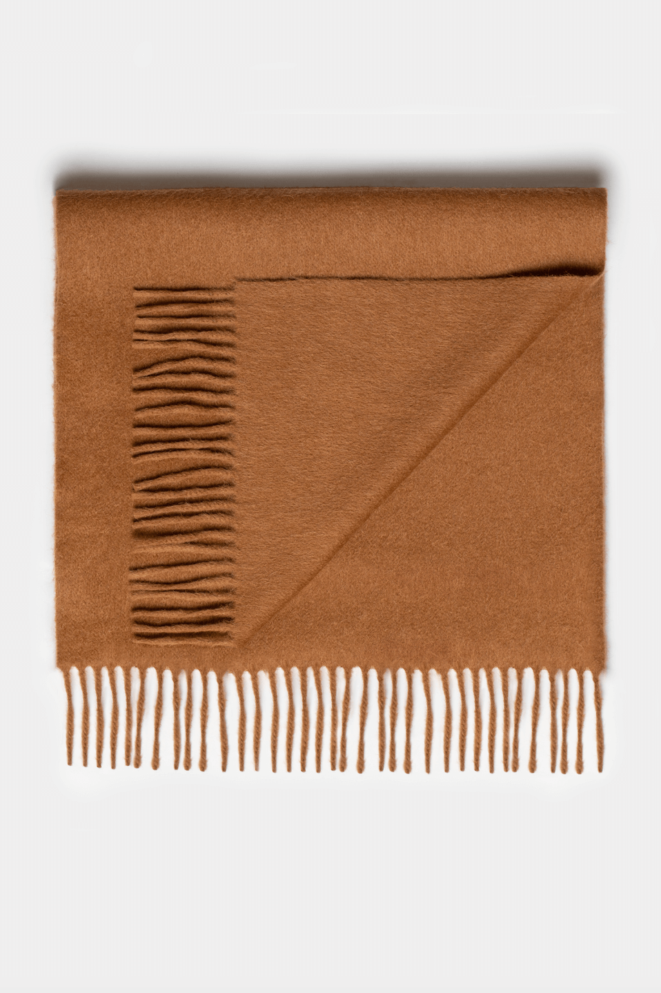 Mid Brown Alpaca Scarf - Florentinodelure