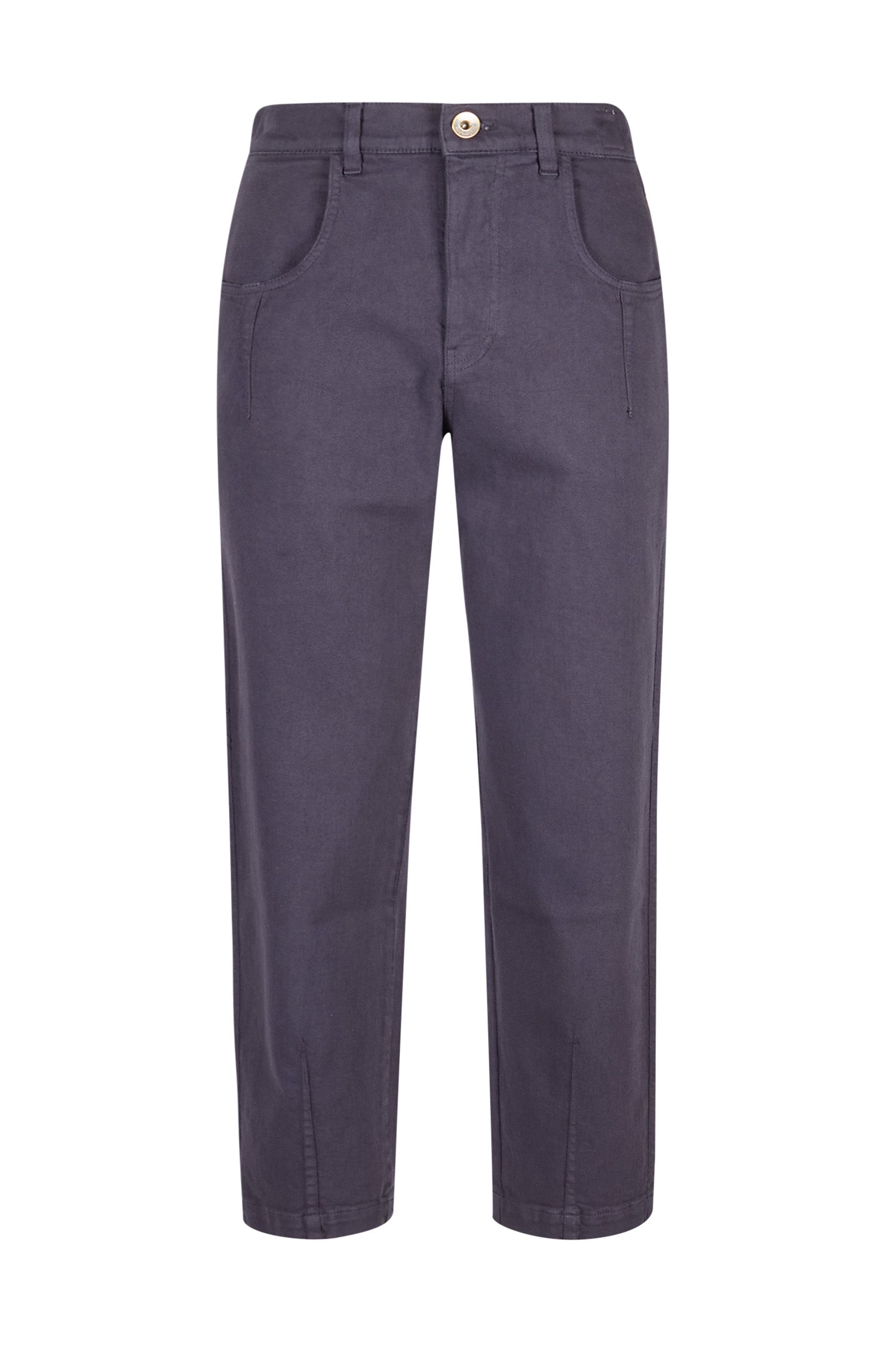 Jeans de damă Eleventy ametist drepți cu 5 buzunare