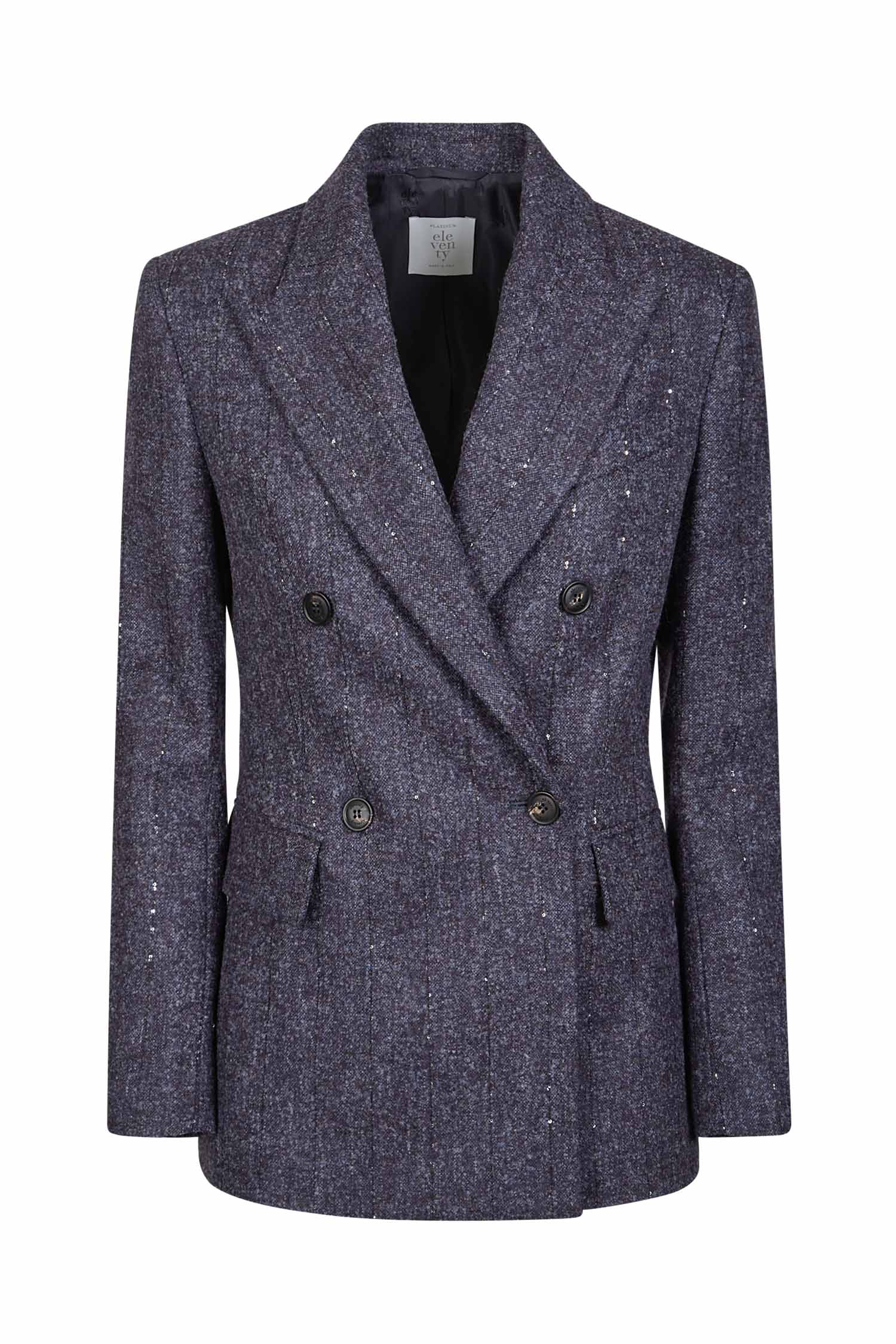 Eleventy Women's Amethyst Double-Breasted Safari Jacket