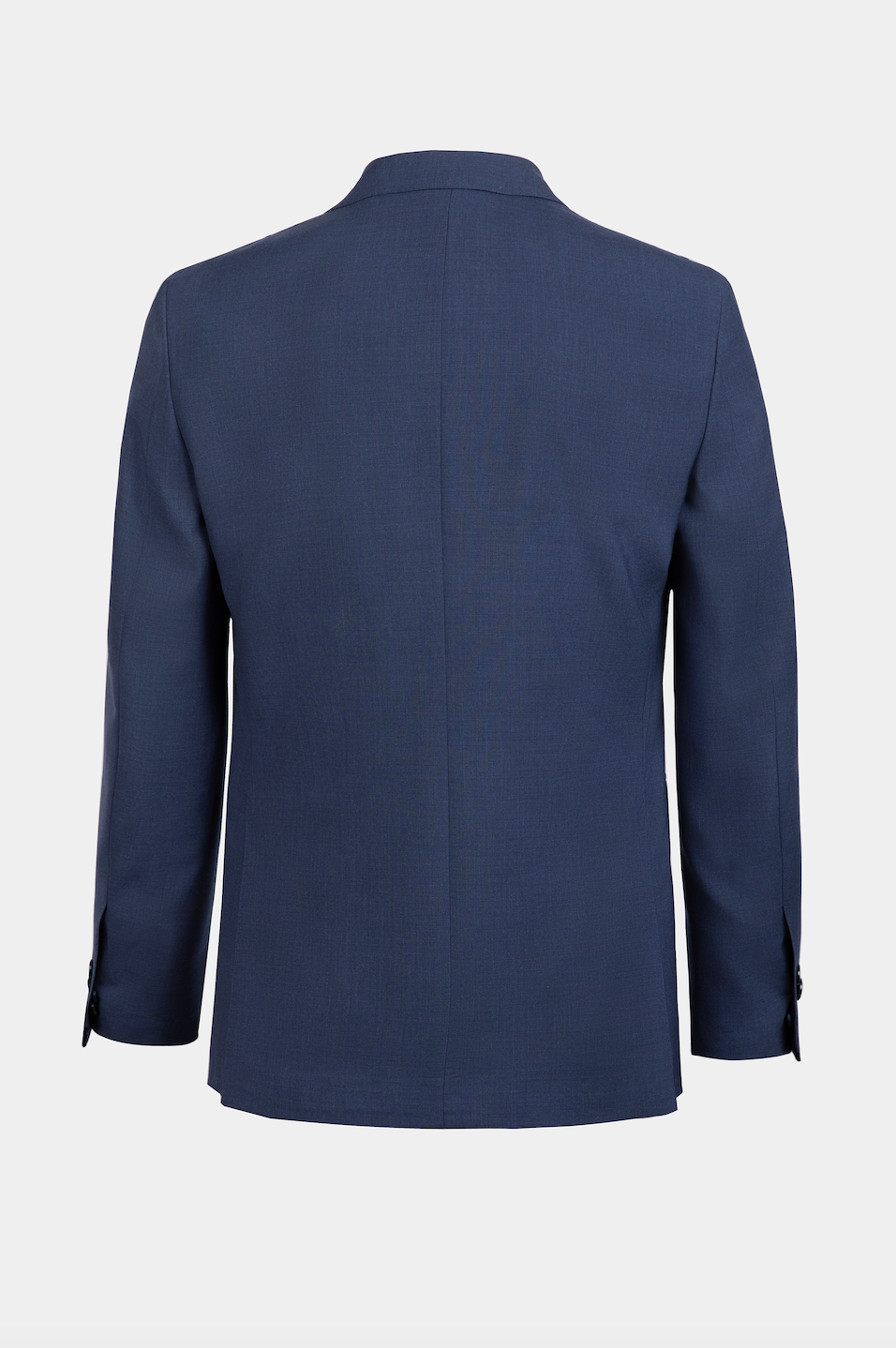 Costum Florentinodelure Navy EGO, vedere spate, material albastru, elegant, croială clasică.