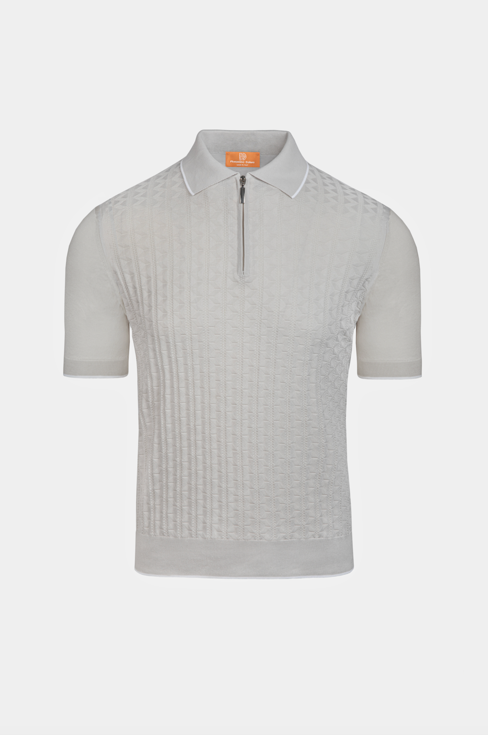 Off-white Short Sleeves Polo - Florentinodelure