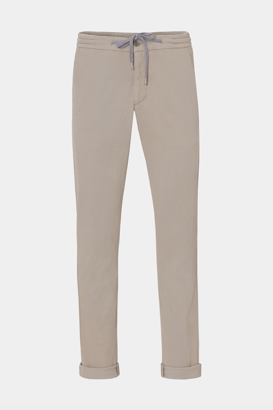 Light Grey Silk Flexo Trousers