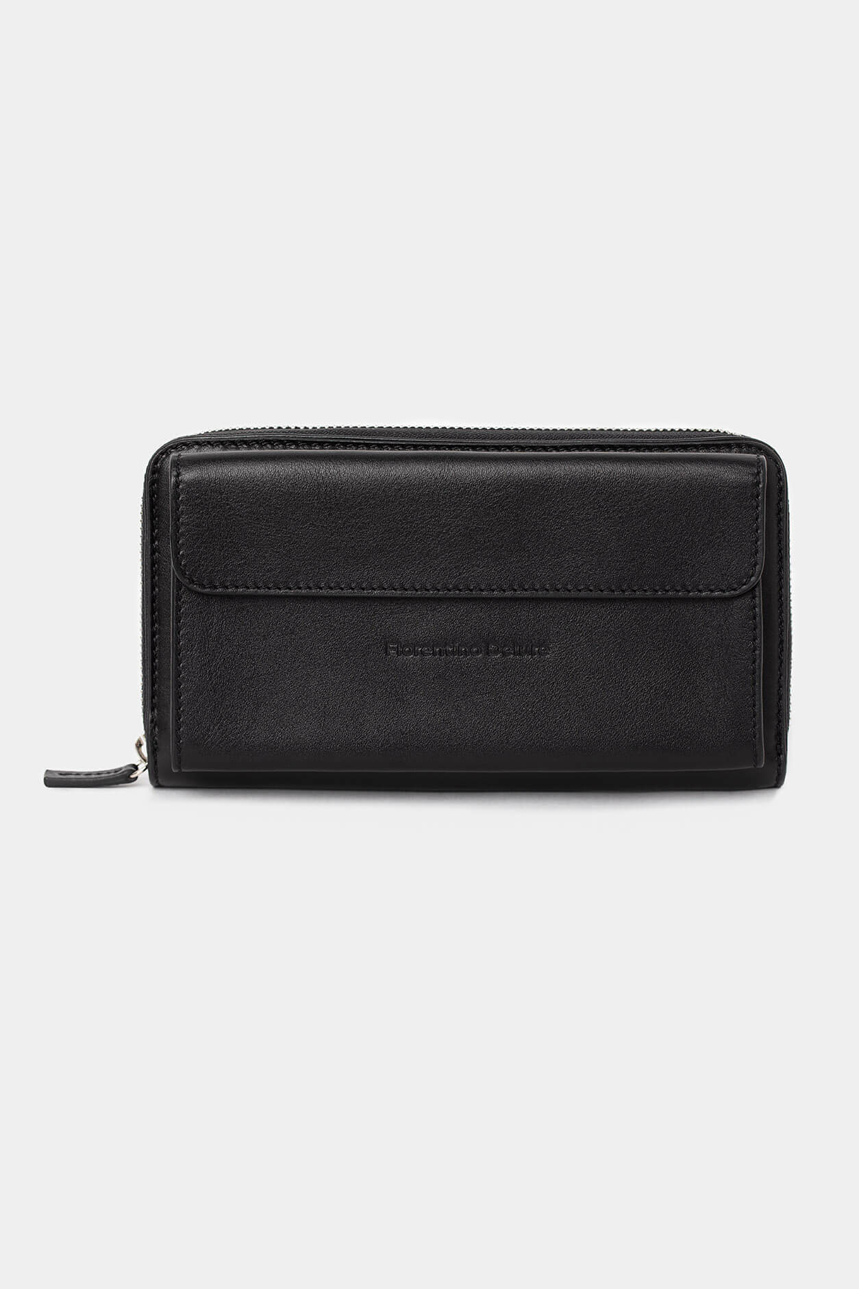 Black Classic Wallet with front pocket