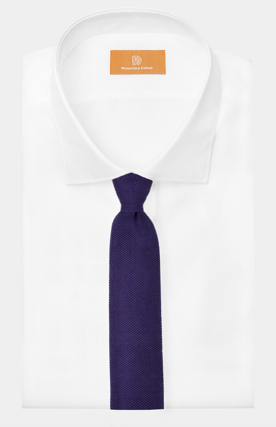 Purple Knitted Tie - Florentinodelure