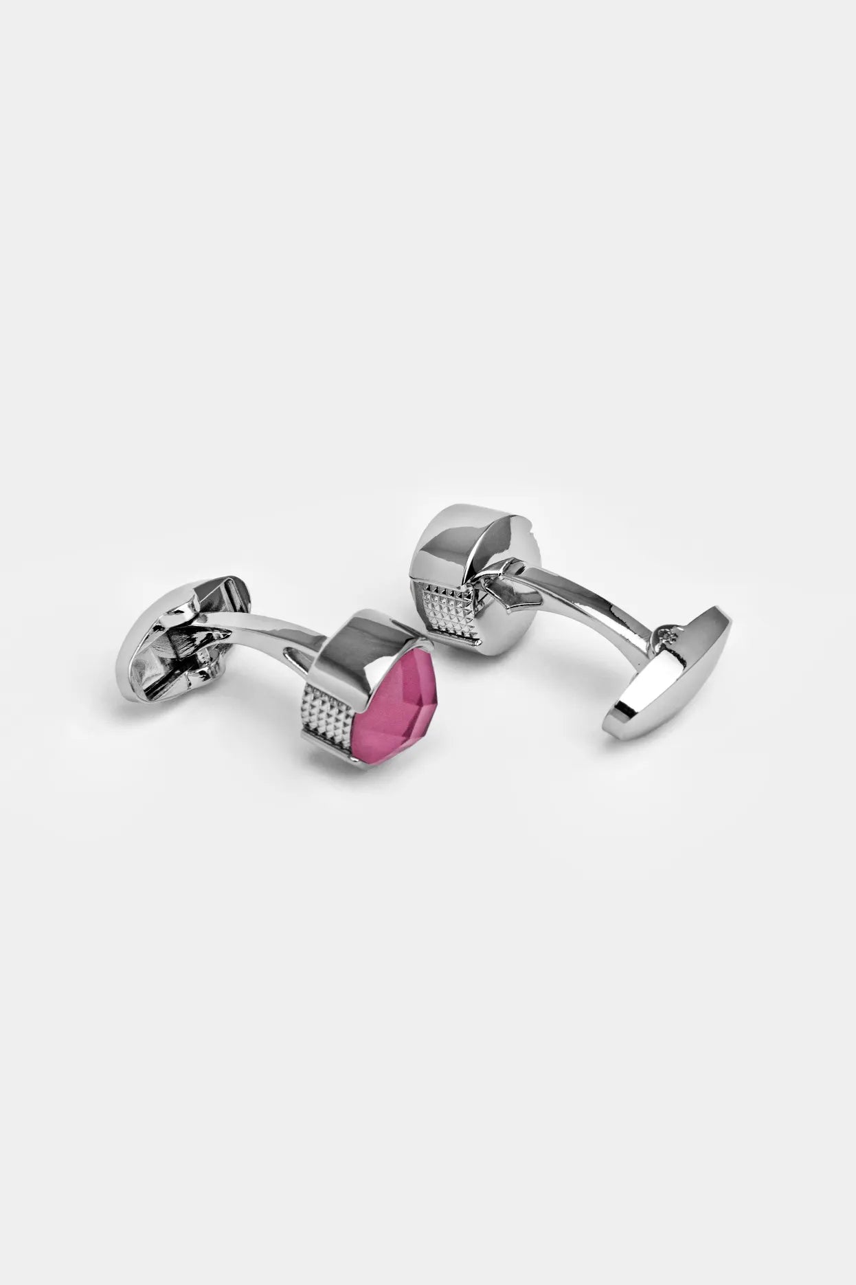Purple Round Cufflinks - Florentinodelure