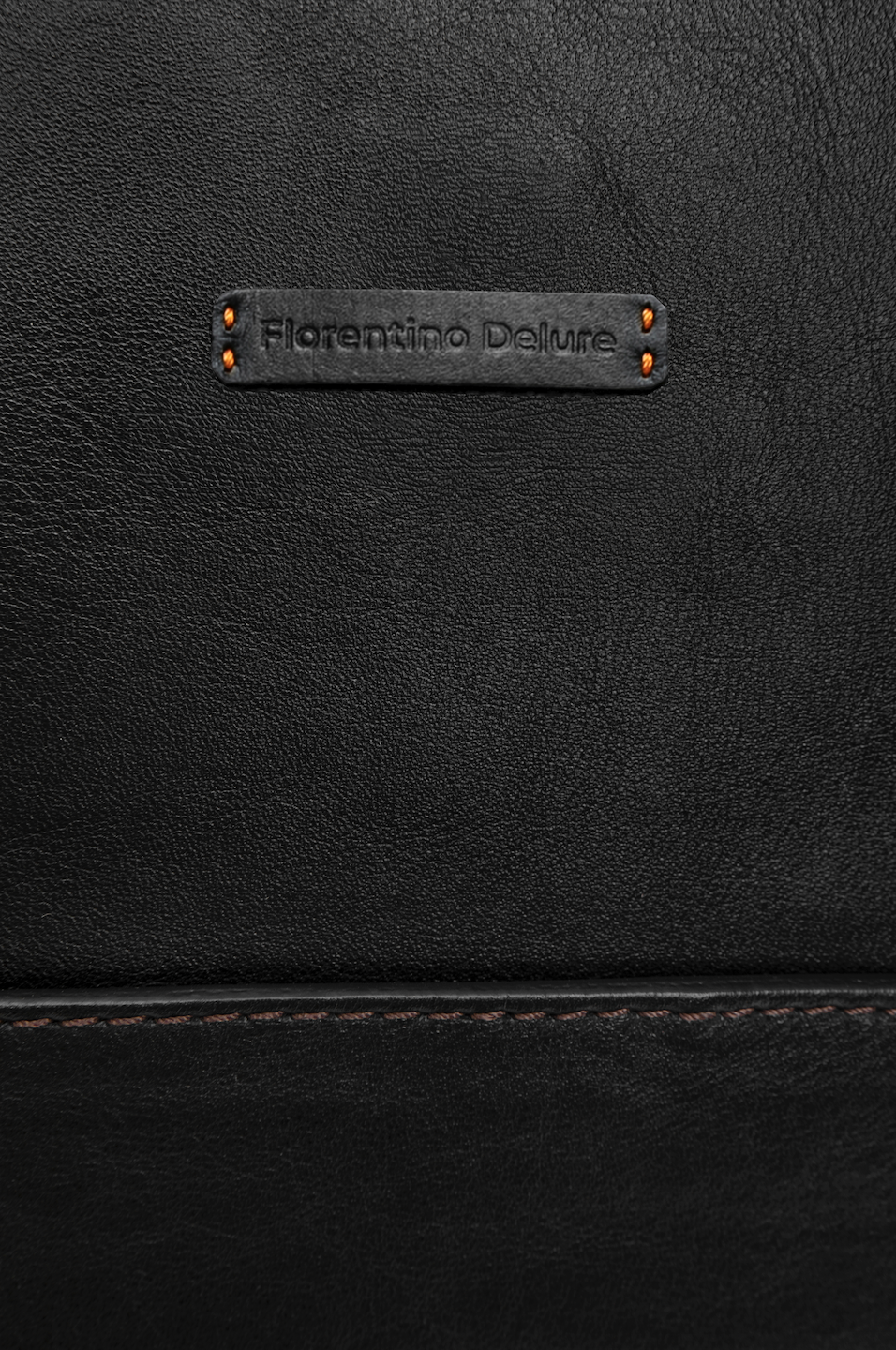 Black Leather Backpack