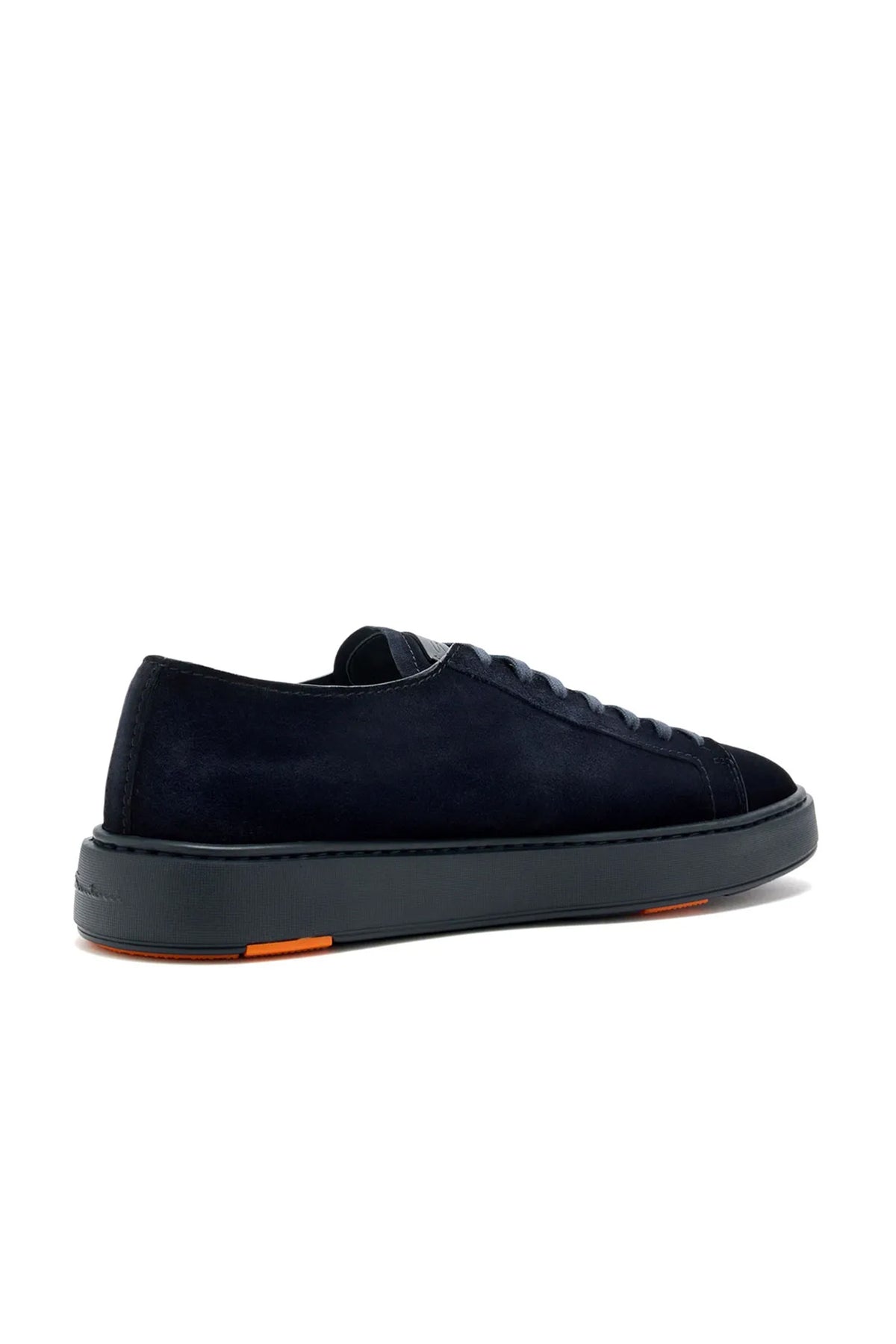Sneakers Santoni din piele întoarsă bleumarin