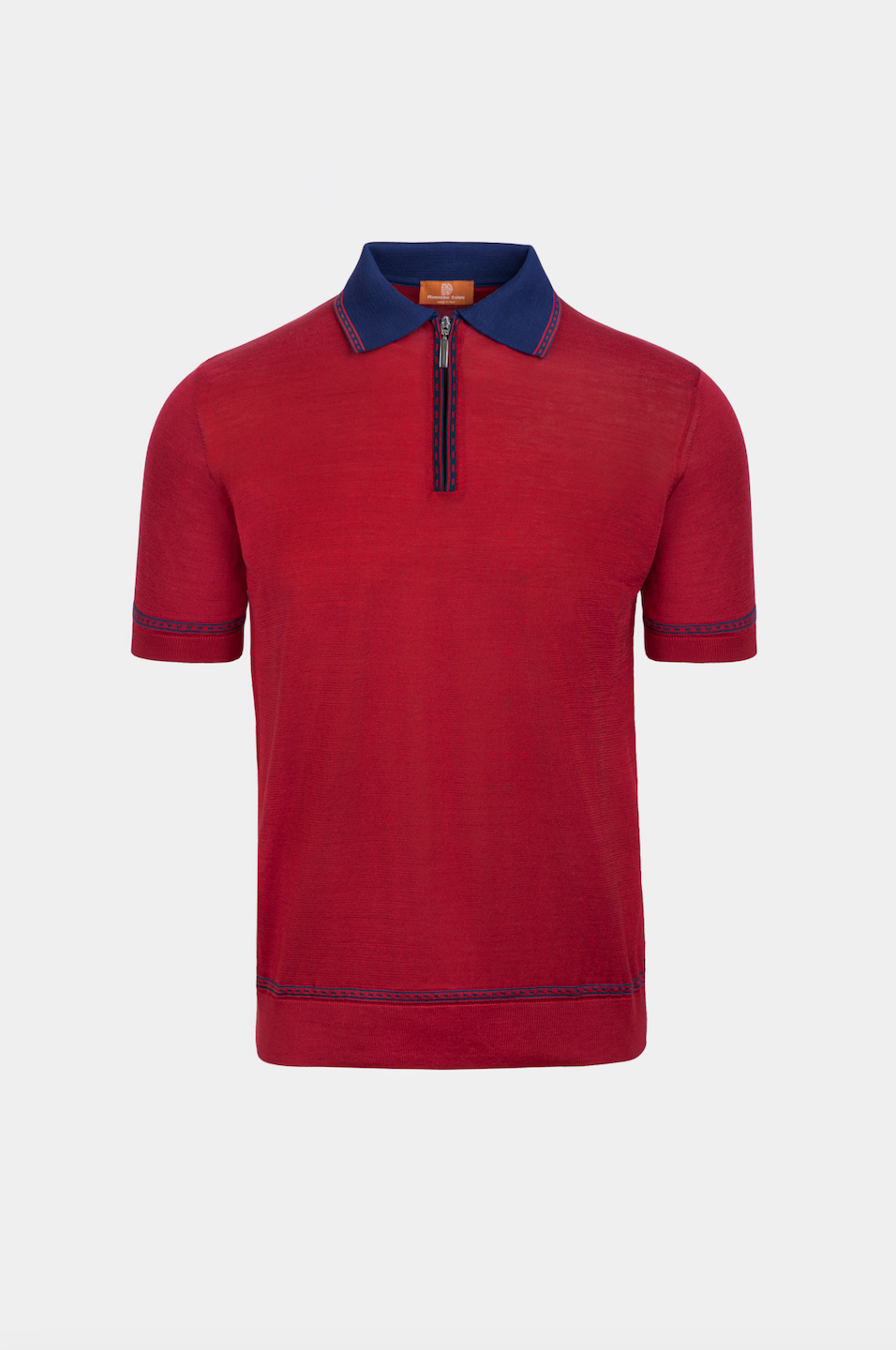 Mid Red Short Sleeves Polo
