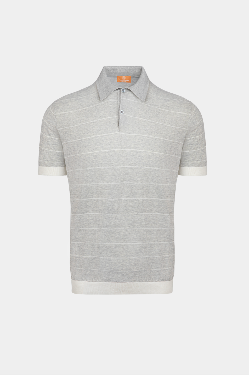 Off-White Striped Polo T-shirt
