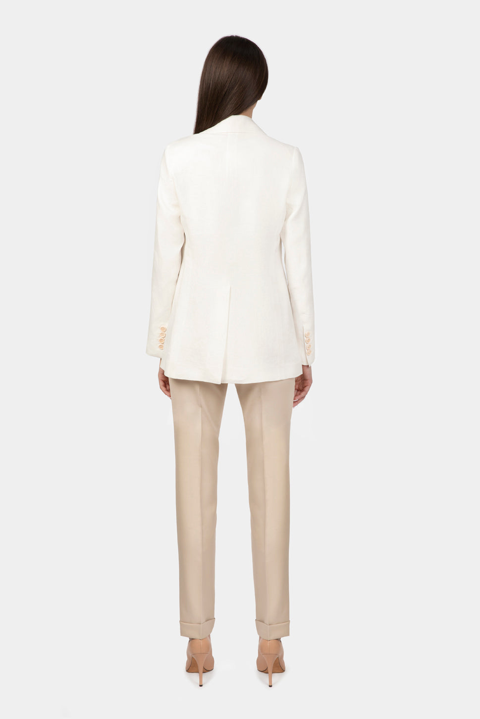 White Linen Luna Jacket - Florentinodelure