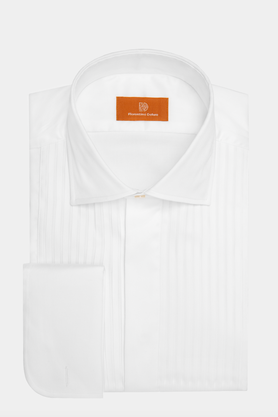White Twill TUXEDO Non-Iron Shirt - Florentinodelure