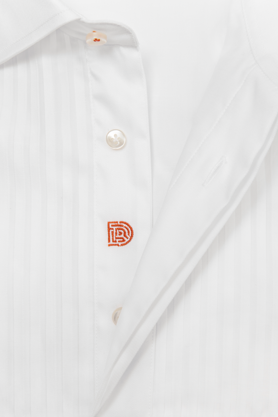 White Twill TUXEDO Non-Iron Shirt - Florentinodelure