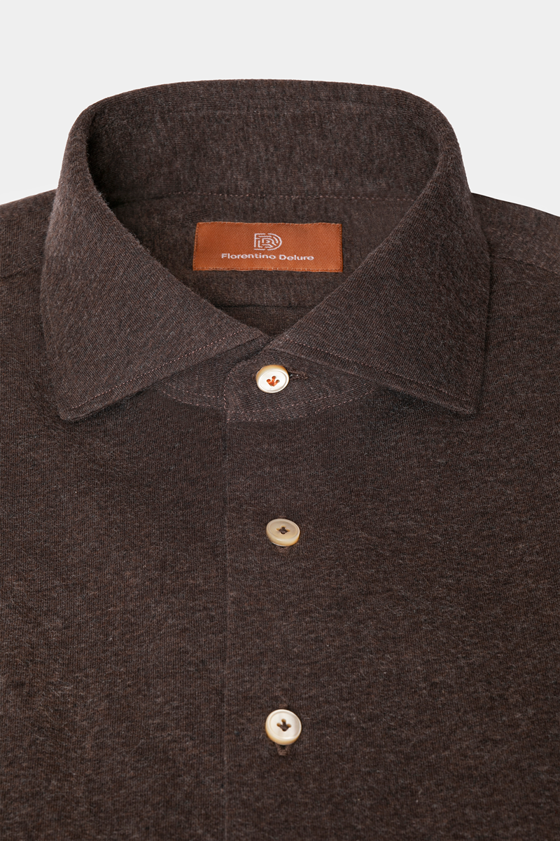 Brown Wool Shirt