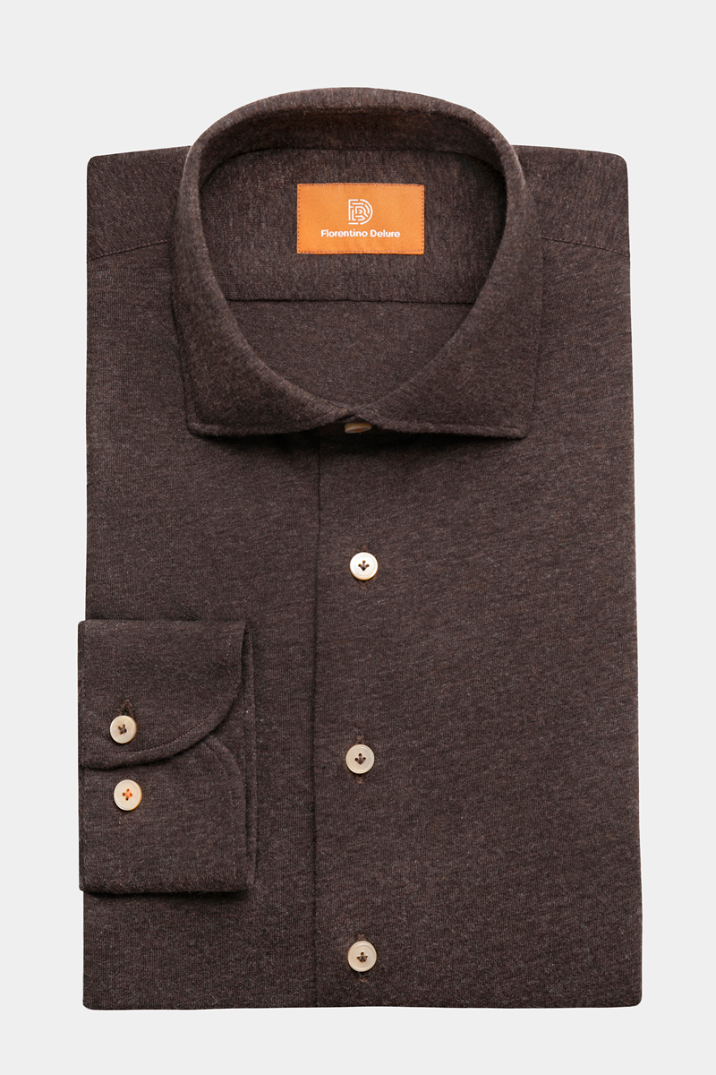 Brown Wool Shirt