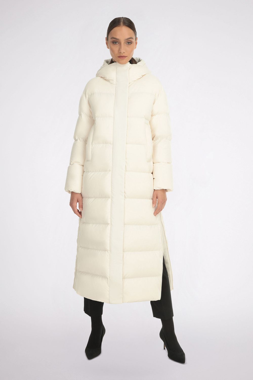 Beige Puffer Coat