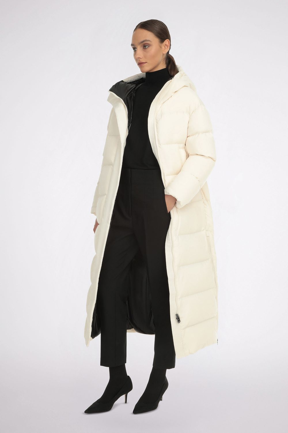 Beige Puffer Coat